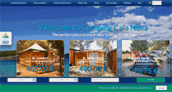 Desktop Screenshot of campingcalanova.com